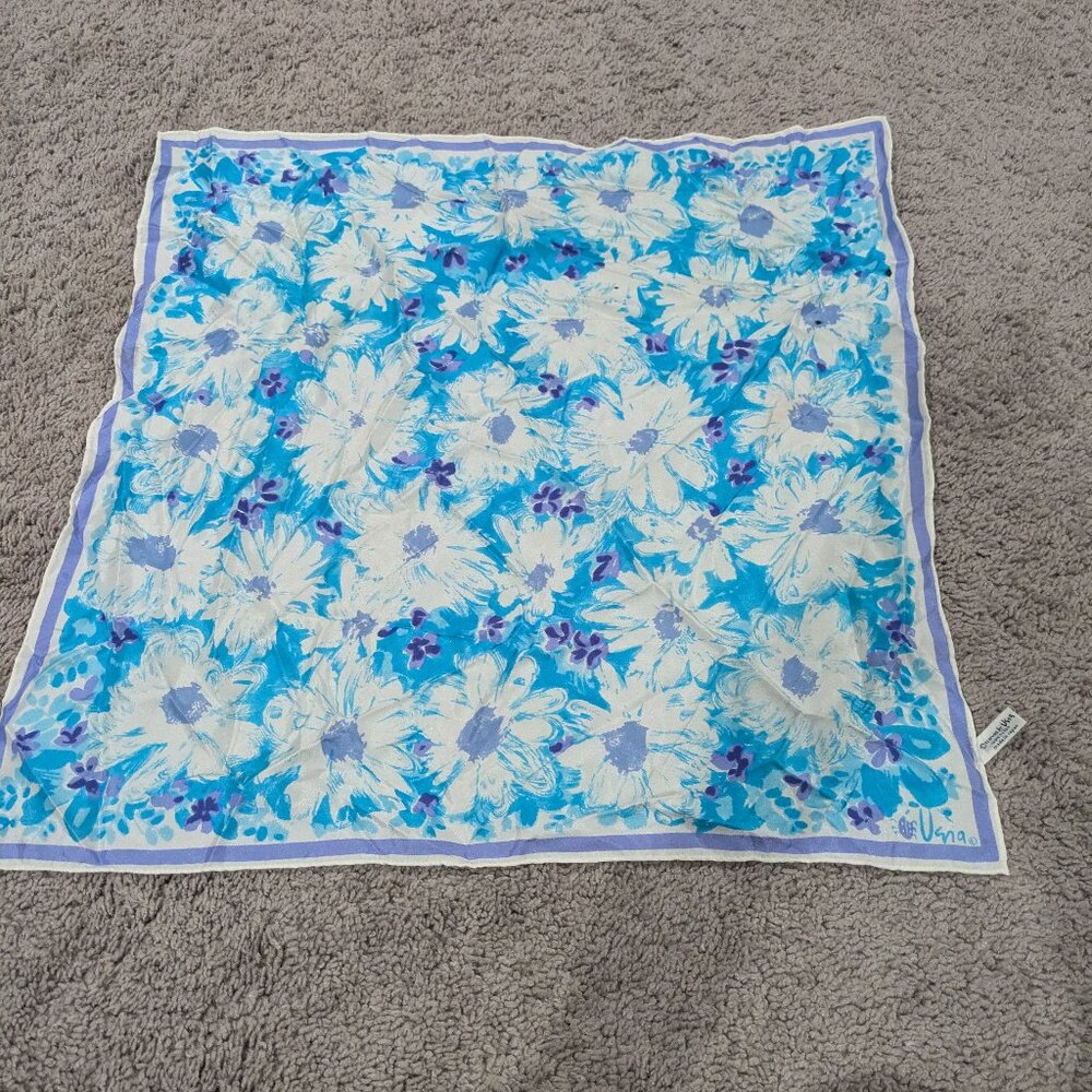 Vintage‎ Blue Scarf